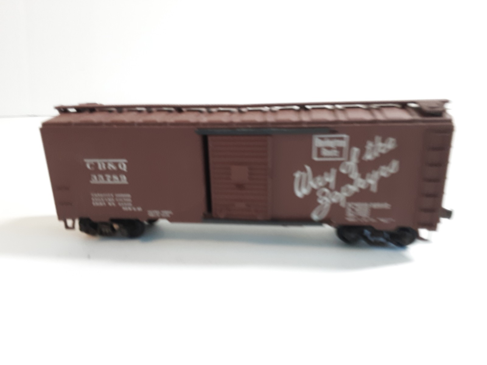 Vtg Lot Of 6 Box Cars, Tanker Cars, Flat Cars, Gondola See Description (2)