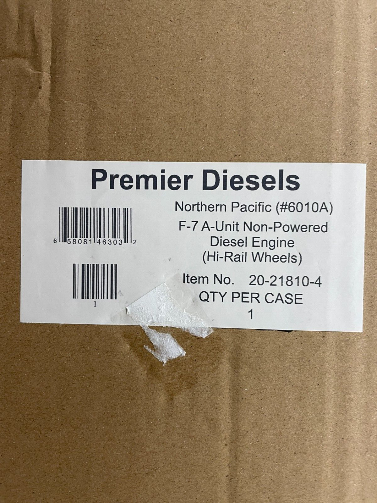 MTH 20-21810-4 NORTHERN PACIFIC NP F7 A UNIT #213B NON POWERED DIESEL – NEW