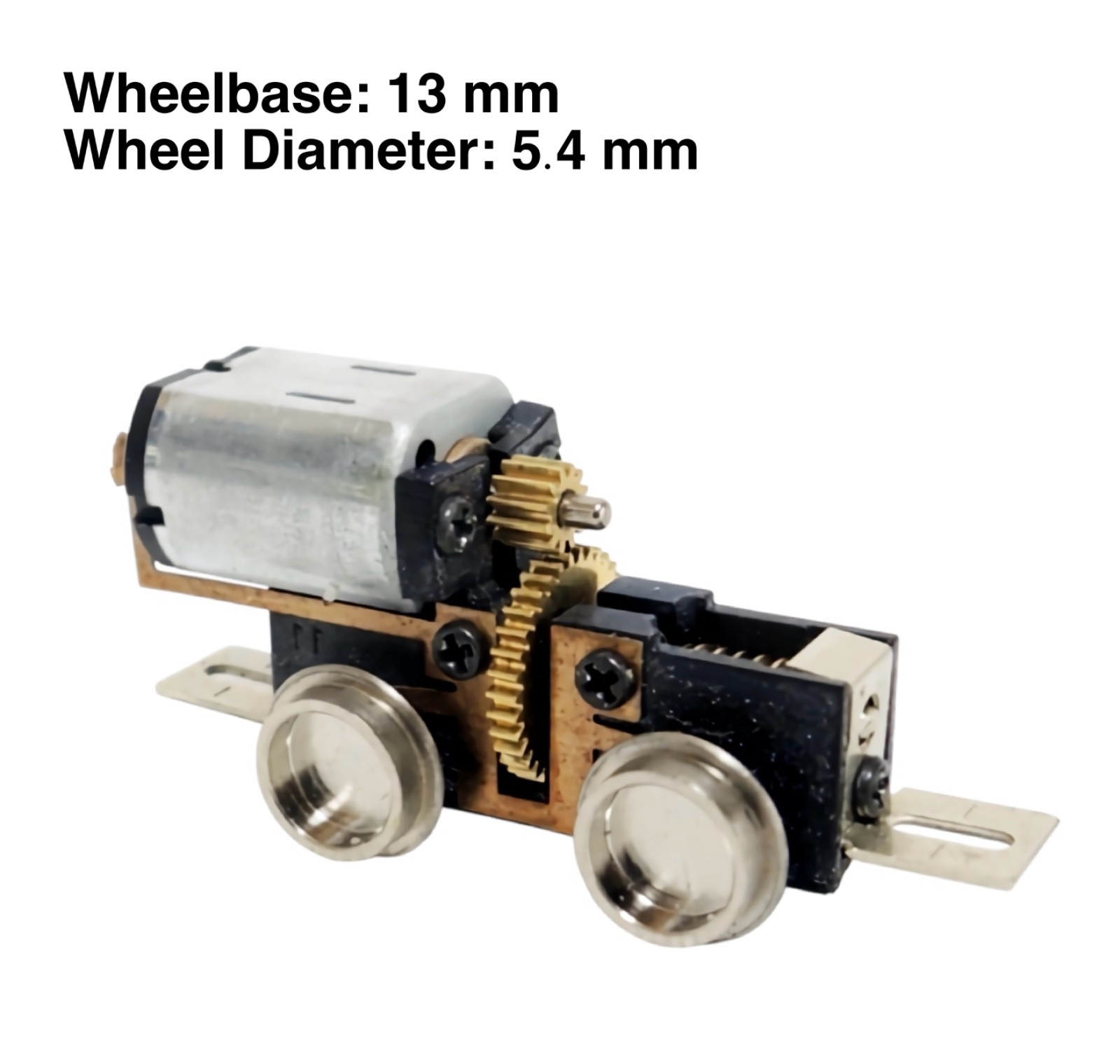 Z/Nn3/Nm/HOn2/H0f/H0i 0-4-0 Locomotive Power Drive Chassis 13mm/5.4mm H0e Engine