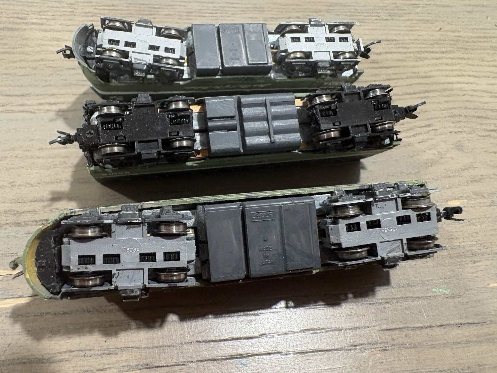 Northern Pacific F7 A-B-A Set N Scale