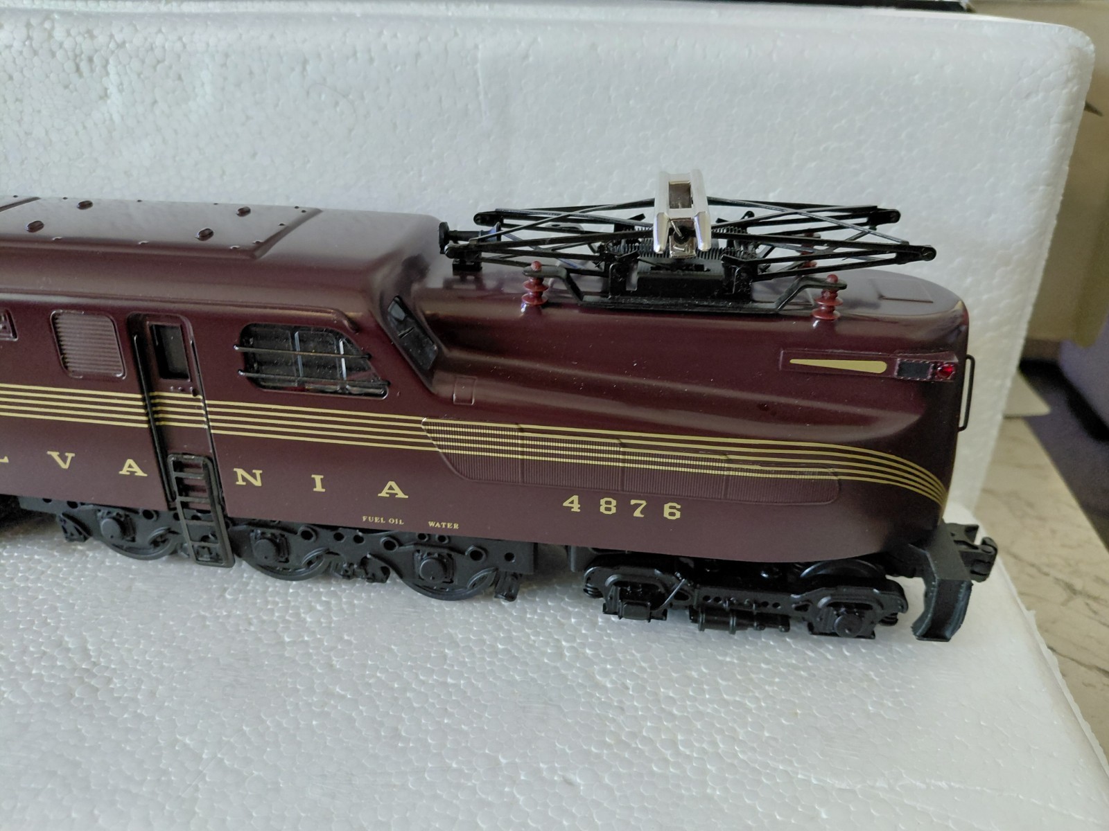 Weaver 3 Rail PRR Pennsylvania Tuscan Red O Scale Brass GG-1 Electric Locomotive