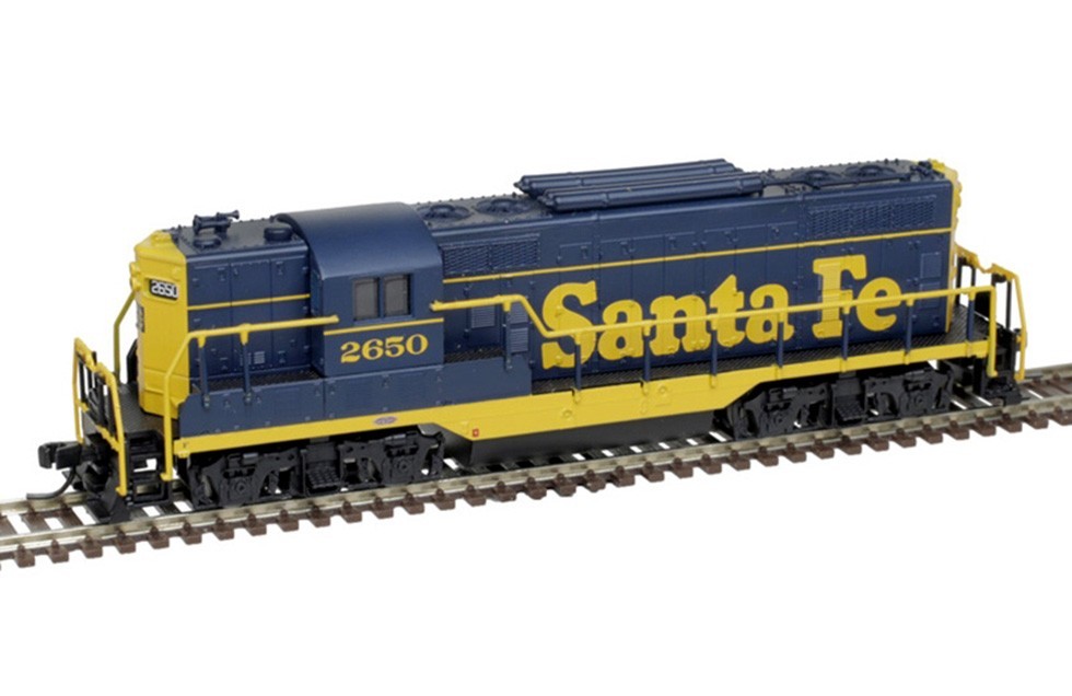 N Scale Santa Fe GP-7TT Diesel Locomotive #2650 DCC/Sound Ready Atlas 40005344