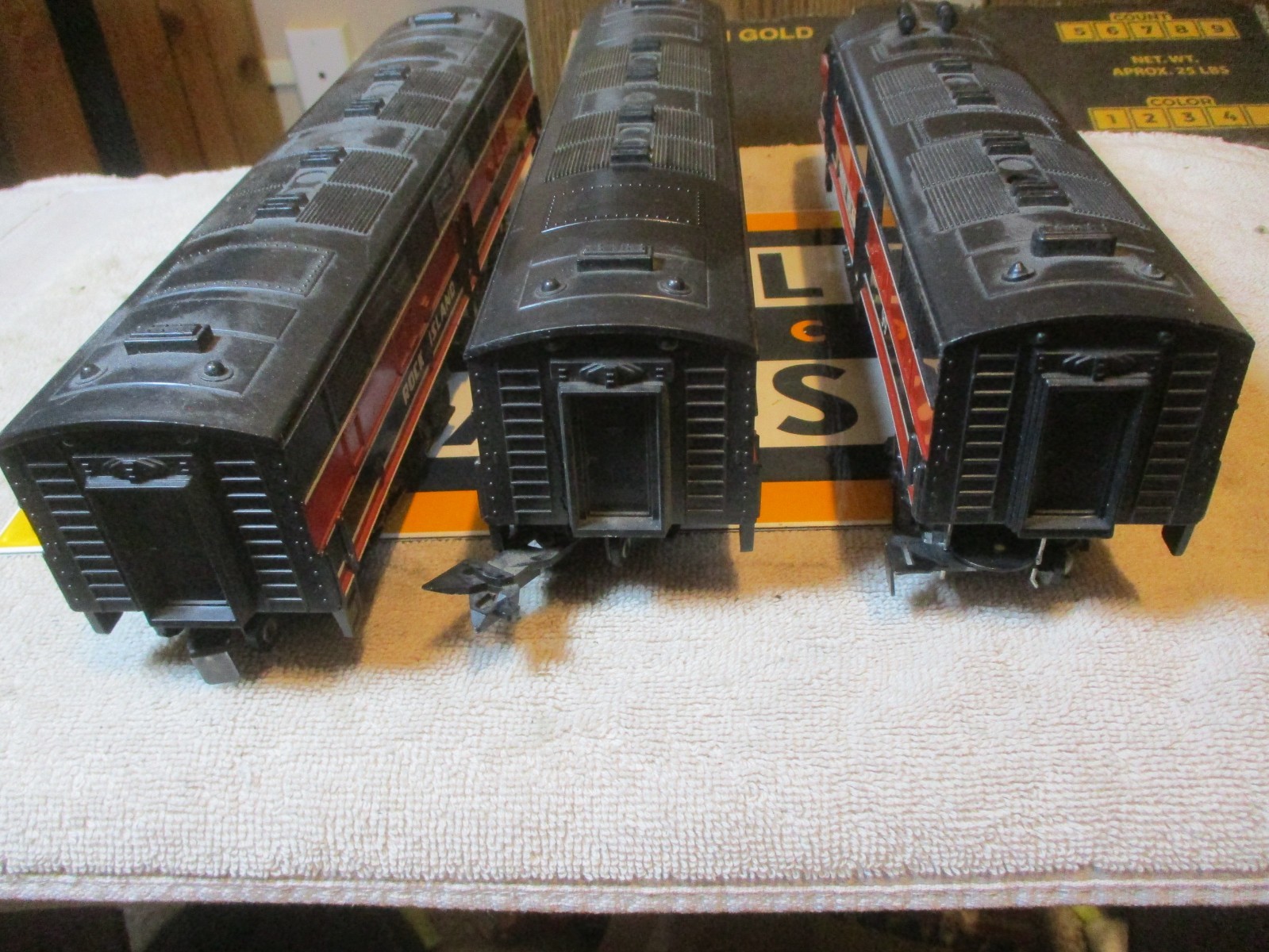 Marx Rock Island E7 A-B-B Powered #99 & Dummy Locos Tested Runs Please Read