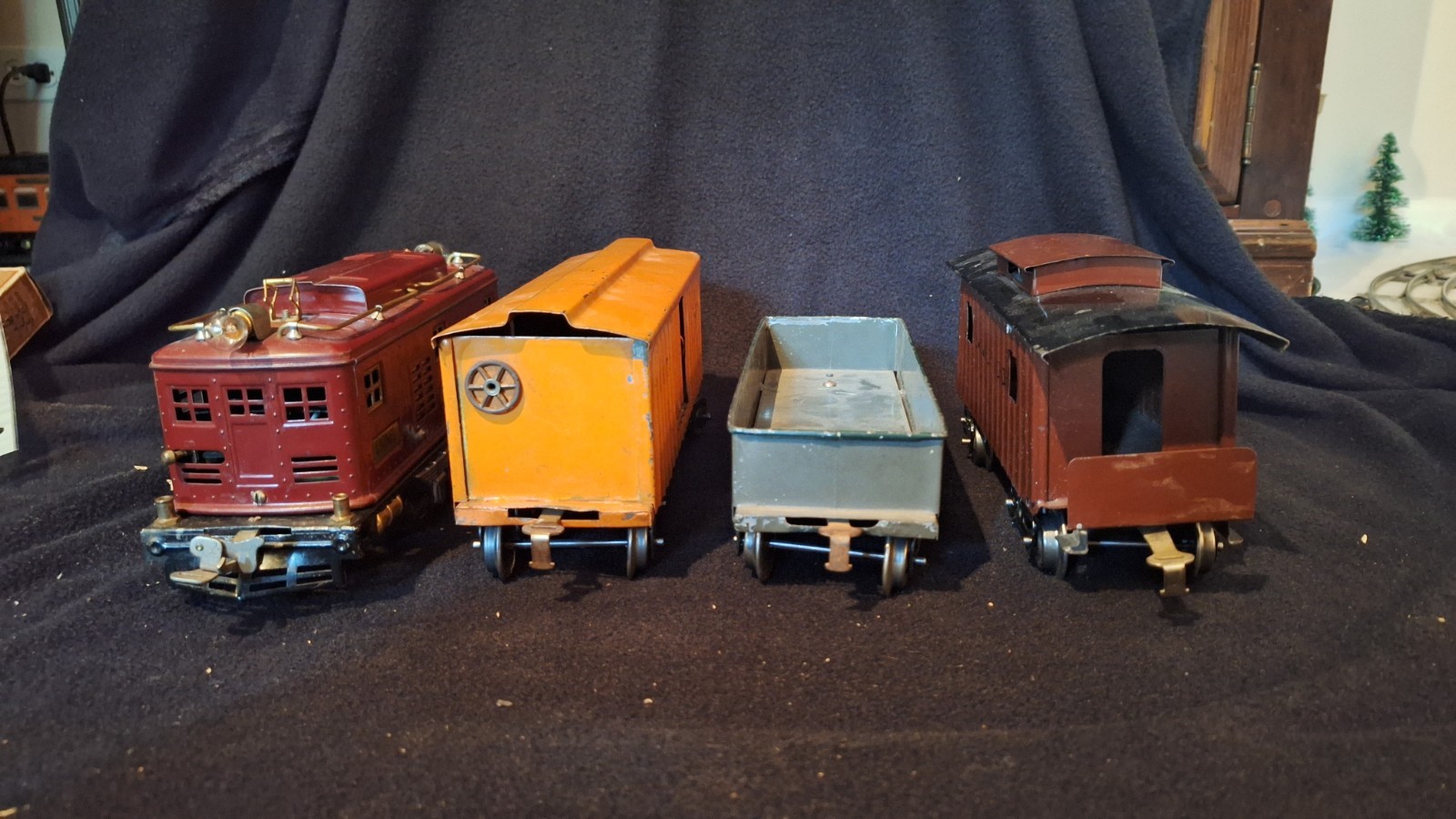Prewar Lionel Standard Gauge Outfit 351 in OBs 8 Electric 112 114 117 Nice Set