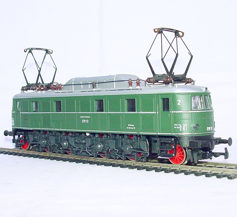 Rivarossi HO 1:87 DB BR E19 Deutsche Bundesbahn Green ELECTRIC LOCOMOTIVE MIB`80