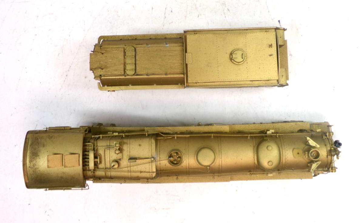 HO Tenshodo brass GN 2-10-2 class Q1 steam engine in original box (lot BB 559)