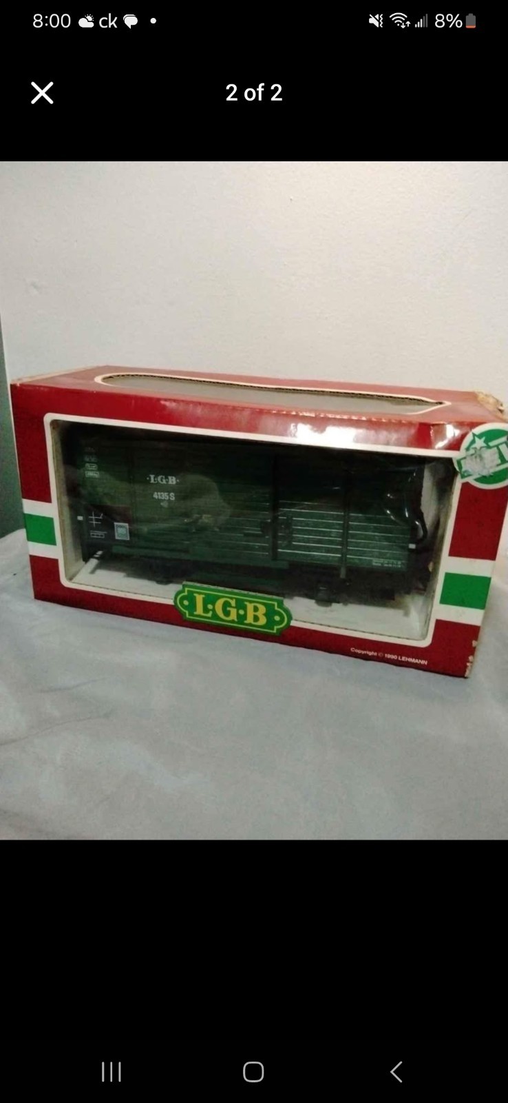 Lehmann LGB Train Car 4135 S With sound
