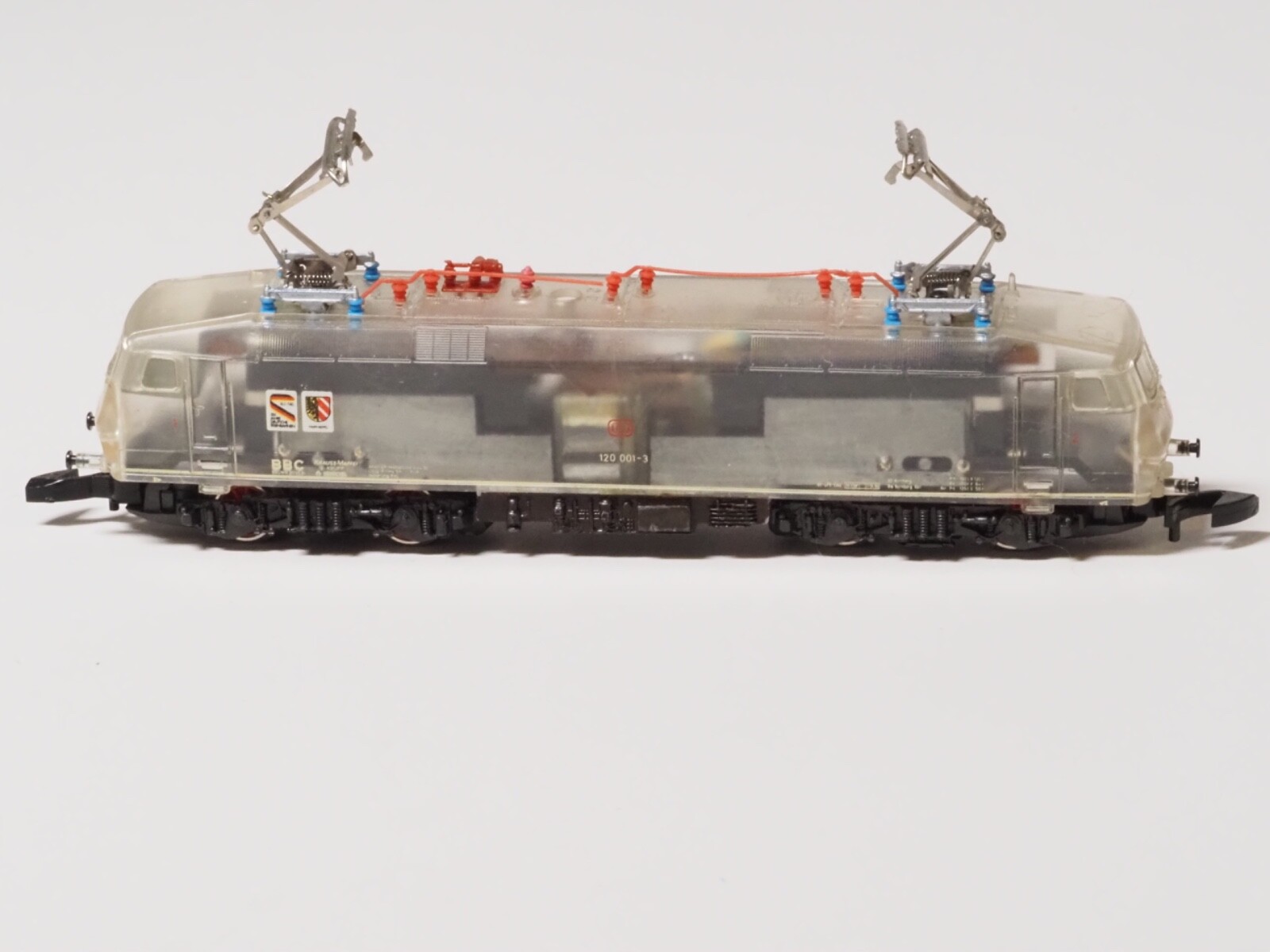 8853 Märklin Spur Z Scale Pressepräsent Sonderlok Transparent Top BR 120
