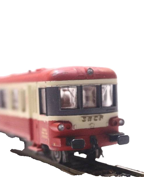 JOUEF 8626-5489 X 4737 + XR 8734 Red/Beige Livery, Red Roof, SNCF Logo