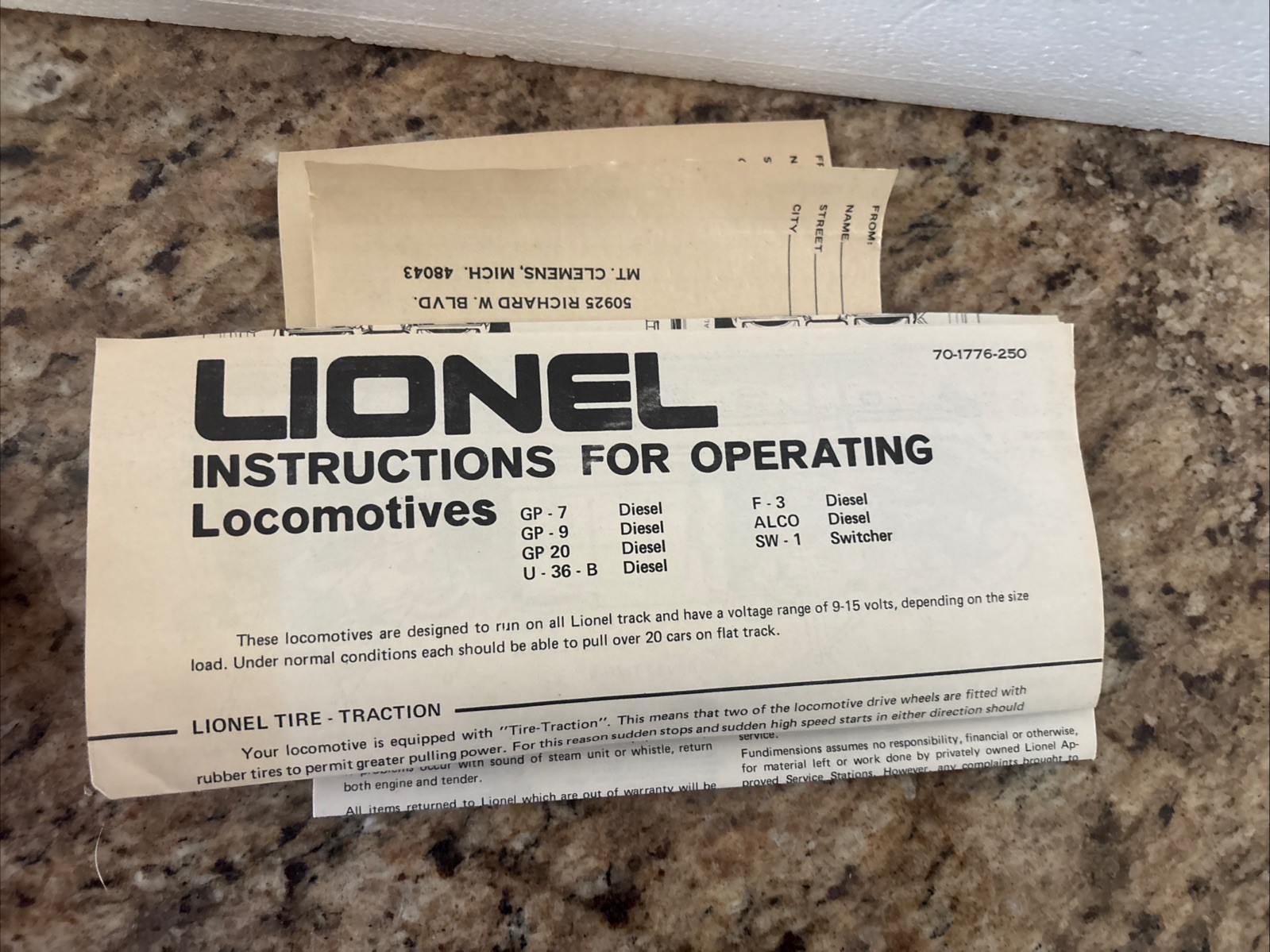 Lionel 6-8566 O Gauge Southern F-3 A Diesel Locomotive F3 B 8661 4647