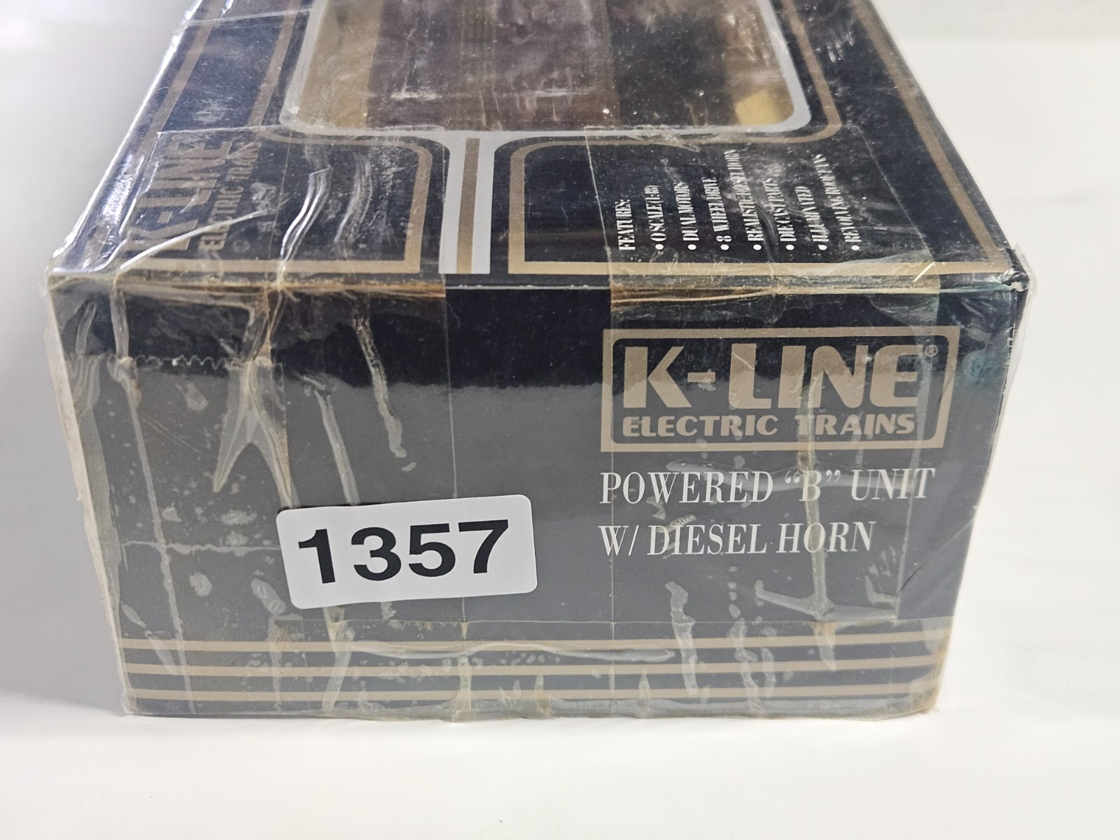 K-LINE K2580 PENNSYLVANIA F7 POWERED B-UNIT #5792, TUSCAN FINISH SEALED