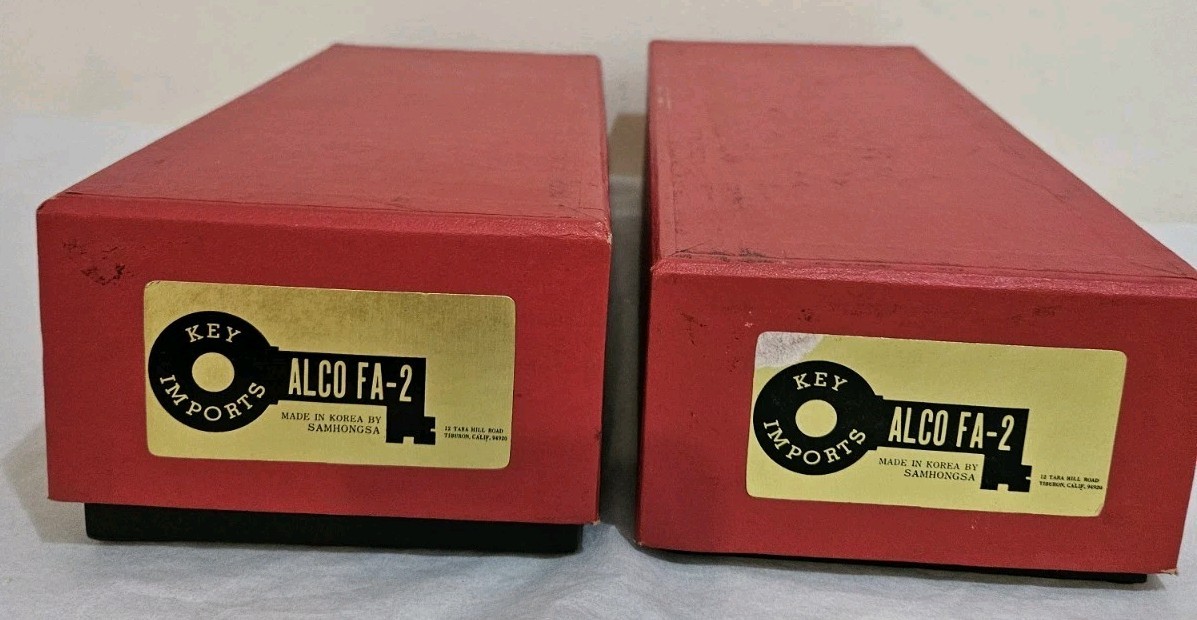 QTY (2) Key Imports HO Scale ALCO FA-2- For Parts