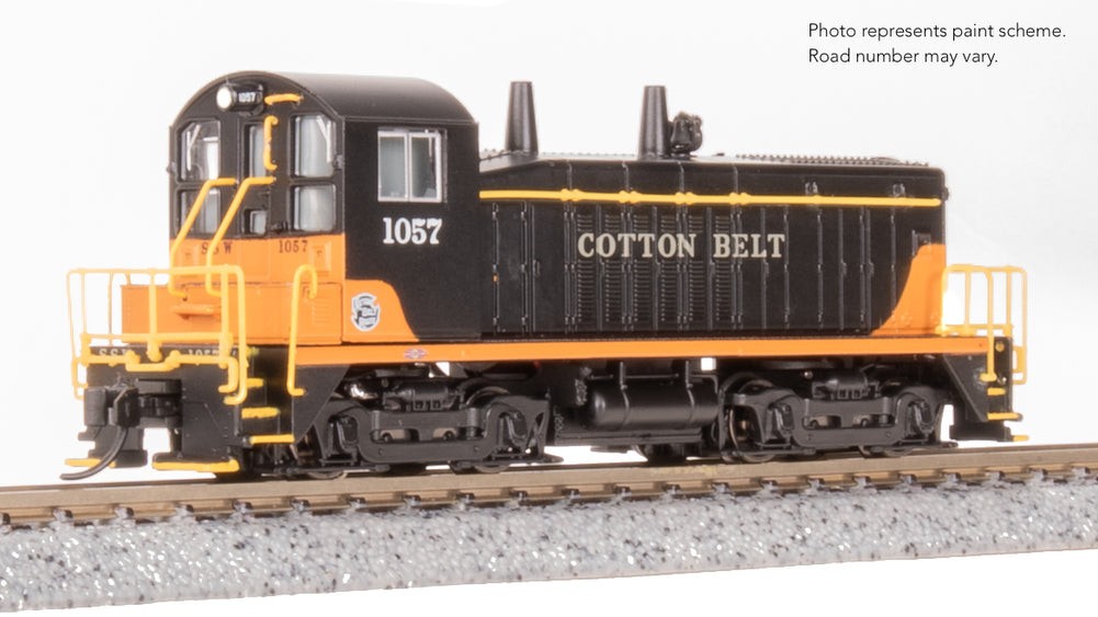Broadway Limited 9349 N Scale Cotton Belt EMD SW7 Switcher 1057 (DCC/Sound)