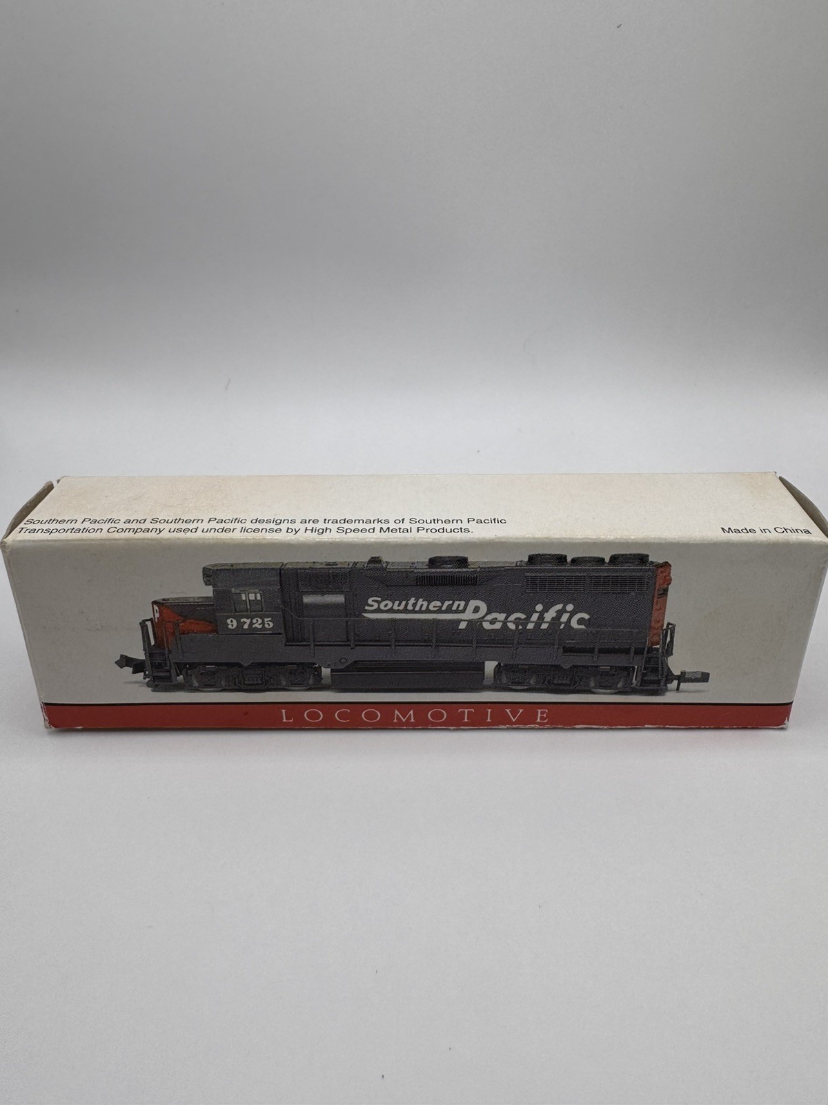 Vintage Southern Pacific Locomotive #9725 Model Train No. 418 High Speed w/Box🛤