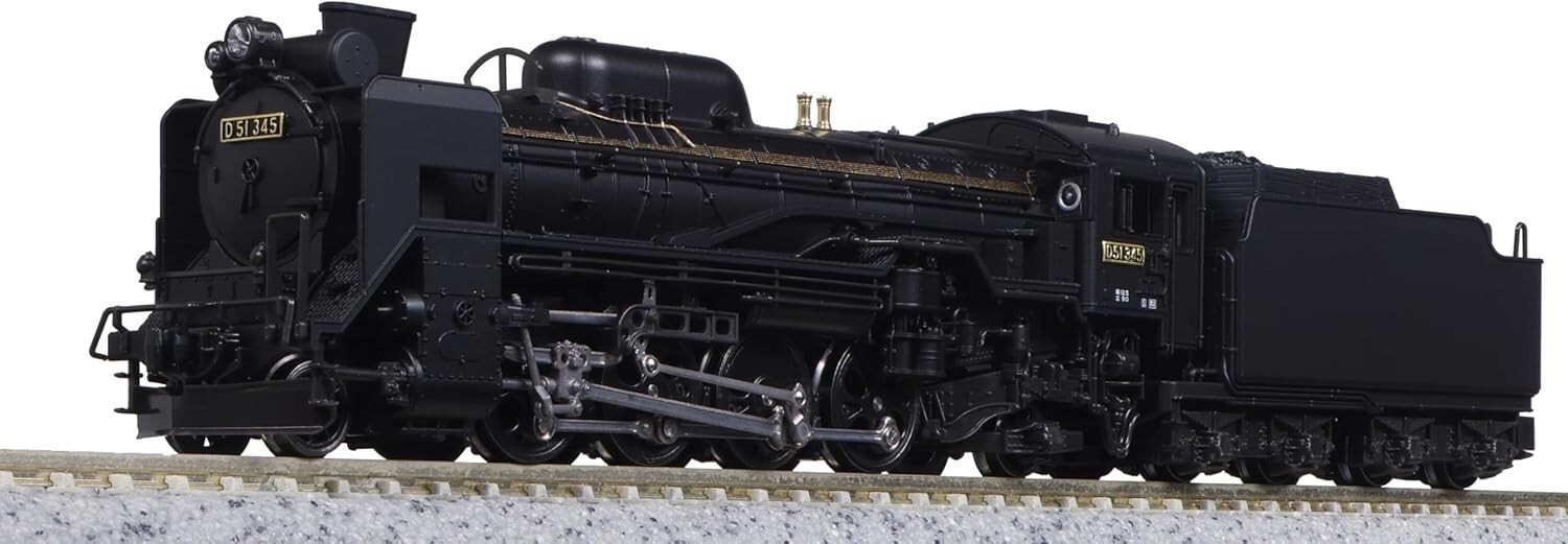 KATO N Gauge D51 Hokkaido Steam Locomotive with Giesl Ejector 2016-C NEW