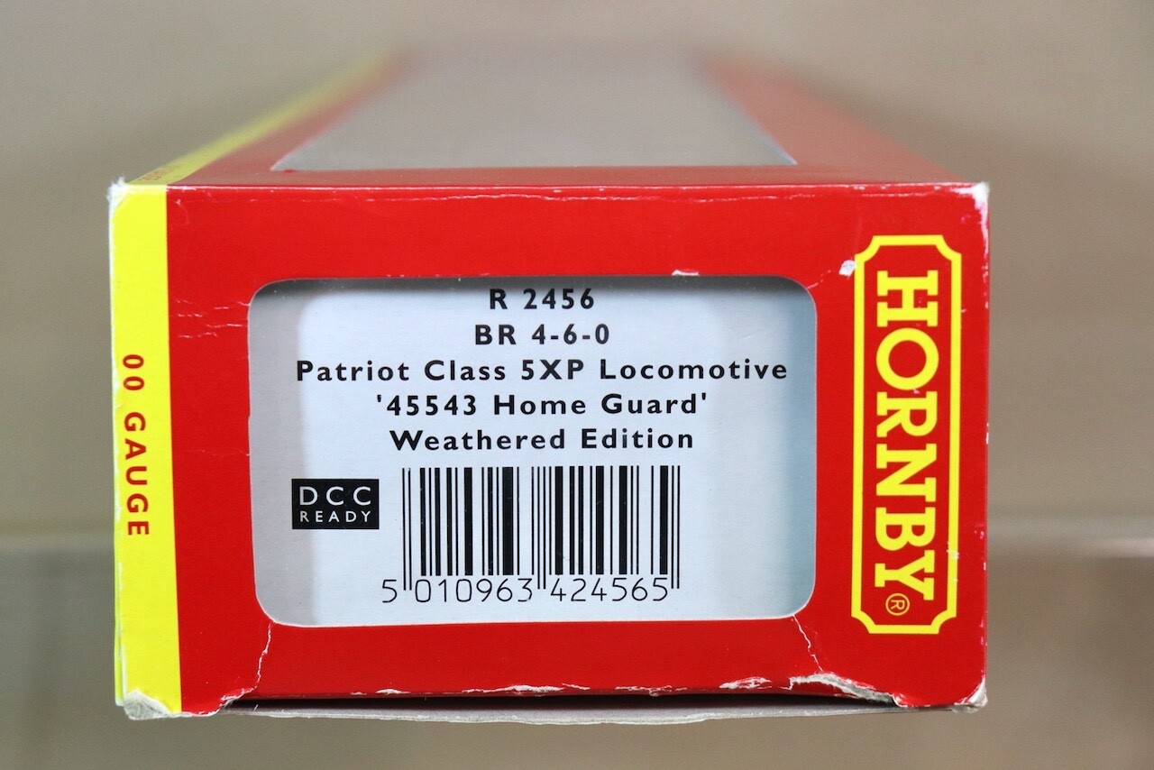 HORNBY R2456 DCC READY WEATHERED BR 4-6-0 PATRIOT 5XP LOCO 45543 HOME GUARD of