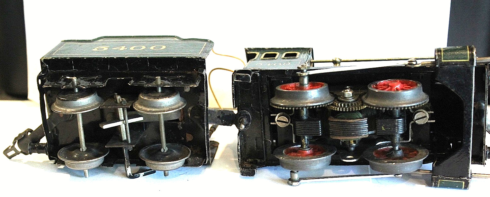 1928 Bing Battery Operated 0-4-0 Locomotive, British No.5400 & Tender Battery