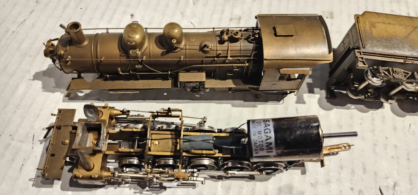 Pacific Fast Mail HO Scale Brass 2-10-0 Russian Decapod Undecorated