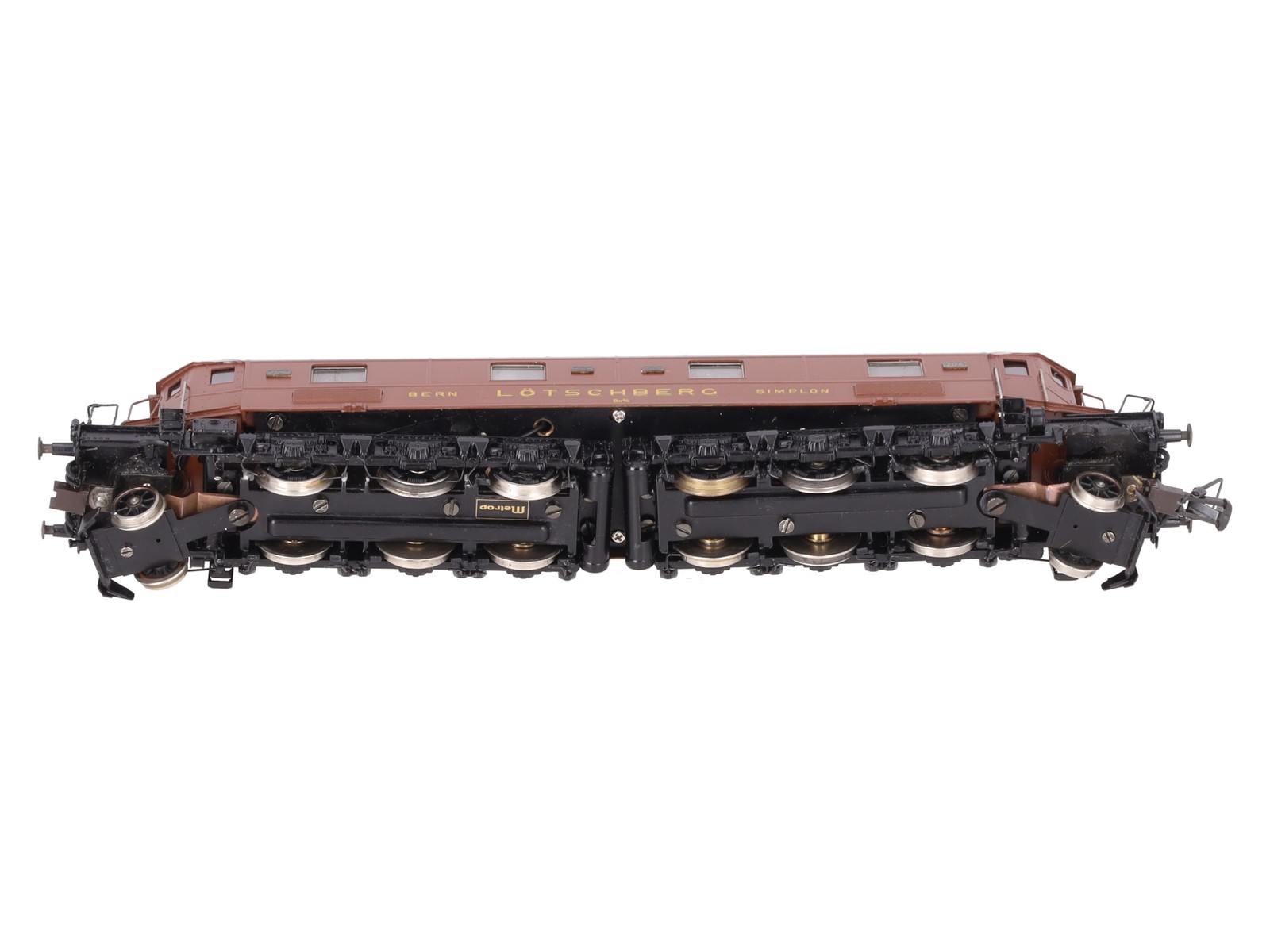 Metropolitan 700 HO Brass BLS Be 6/8 Super Electric Locomotive #204 EX/Box