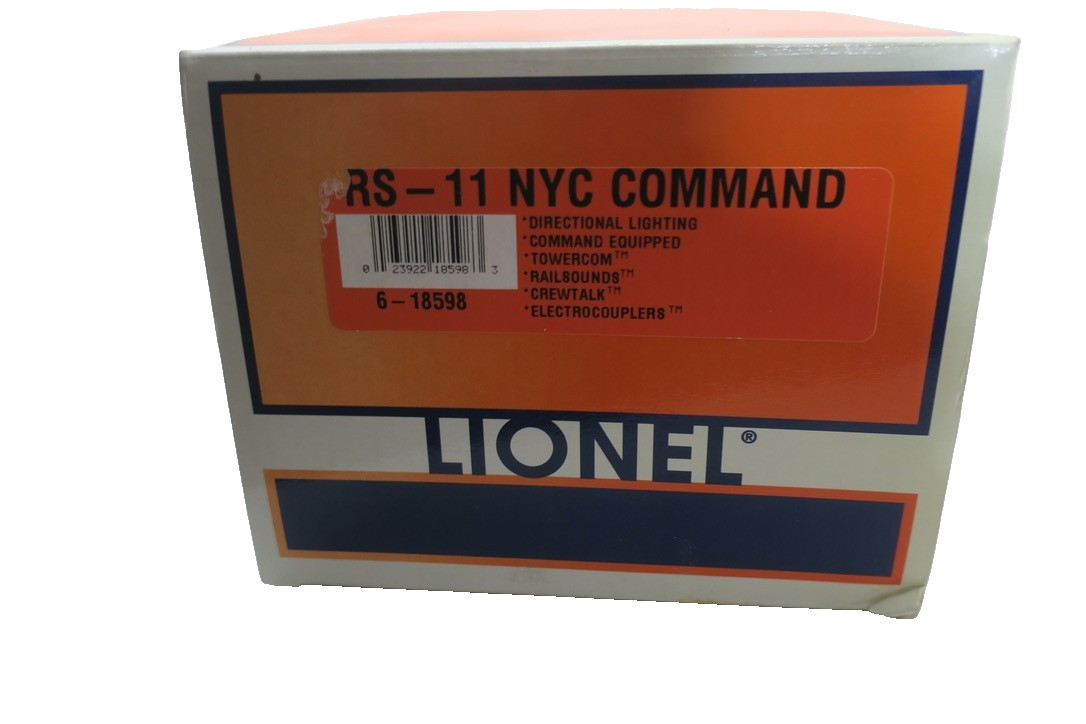 Lionel 6-18598 O Gauge New York Central RS-11 Diesel Locomotive w/TMCC #8010