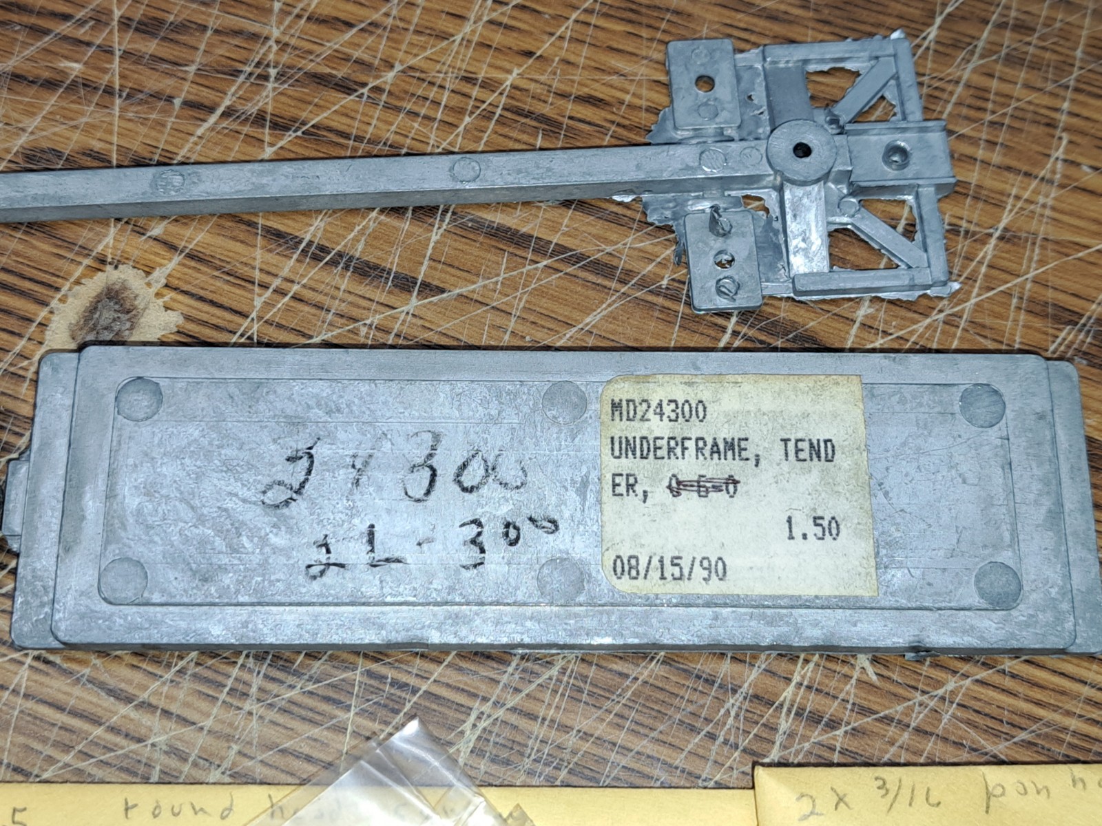 Roundhouse Ho Scale Locomotive 2-6-2 Praire Hardware & other misc. unknown parts