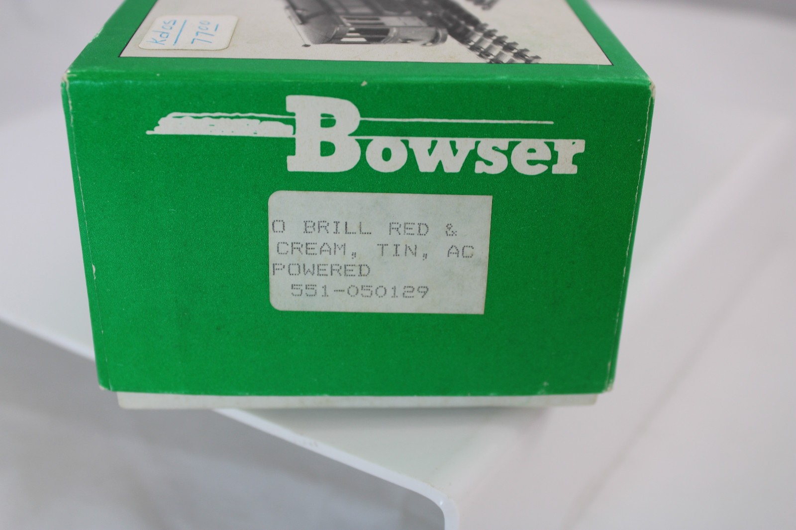 O Scale – Bowser Trolley – Red/Cream Brill Trolley