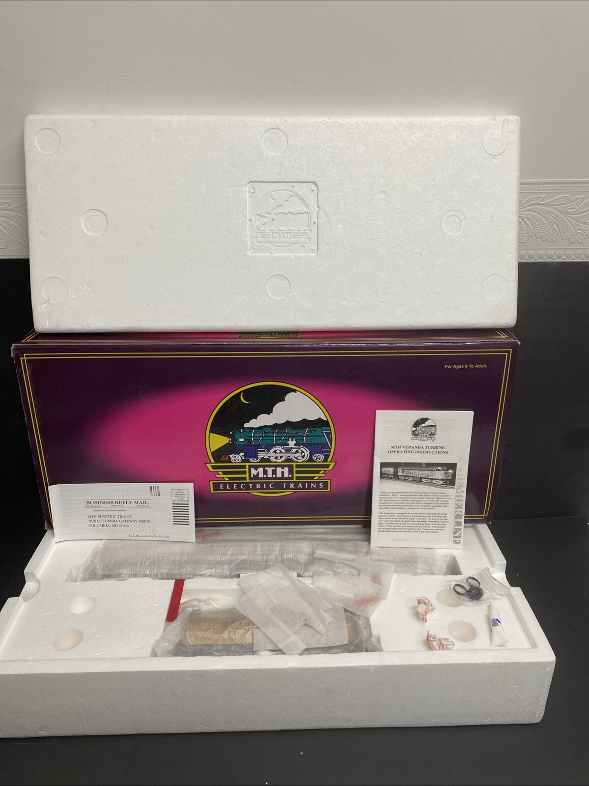 MTH Union Pacific Veranda Turbine Locomotive w/PS1 #61 20-2185-1 in box J.72