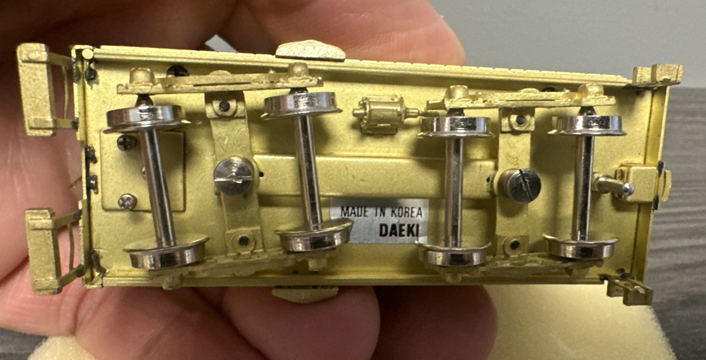 Oriental Limited HO Brass #896T CB&Q 0-6-0 Clear Vision Tender – Unpainted NIB!