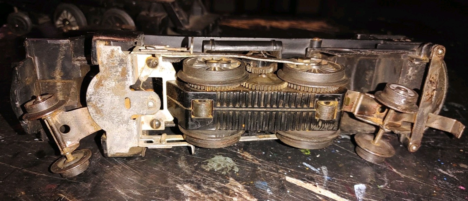 Vintage 6 Lionel Steam Locomotive Engine Parts & 2 Tenders (2)1684,246 & Unknown