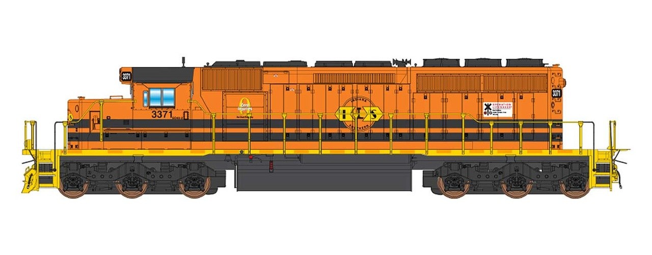 InterMountain 69374-03 N Scale G&W Indiana Southern SD40-2 Diesel #3387 DC