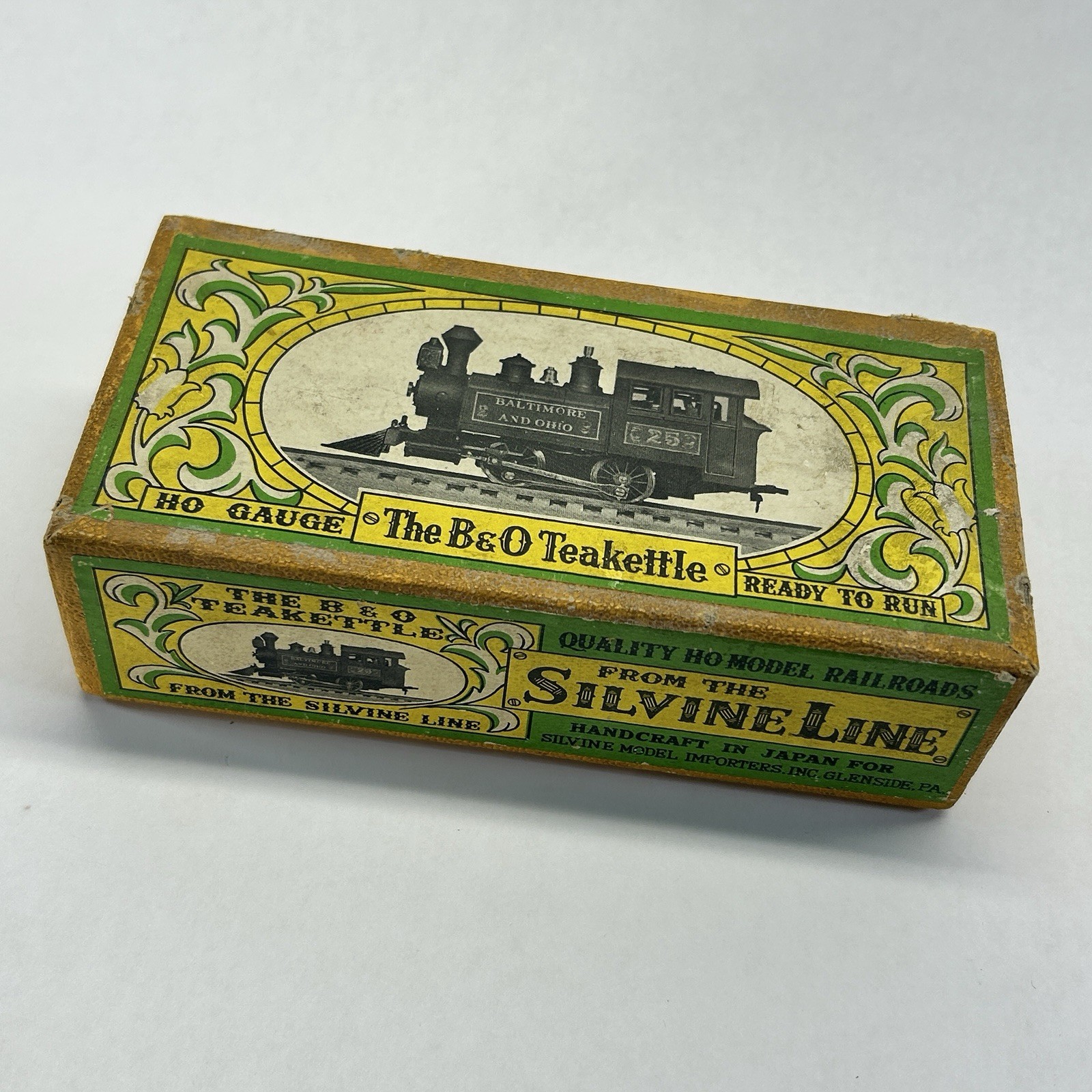 Silvine Line Diecast 0-4-0T Teakettle B&O #25 from the 1950’s