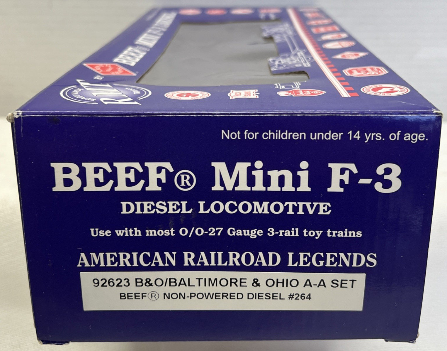 RMT O/O27 GAUGE 92623 B & O BEEF MINI F-3 A-UNIT NON-POWERED DIESEL LOCOMOTIVE