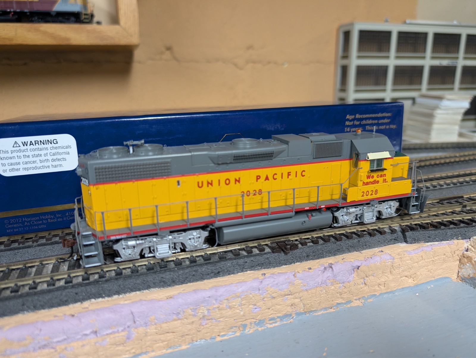 CS ATHEARN GENESIS GP38-2 UP UNION PACIFIC #2028 – NON SOUND/DCC – G40592