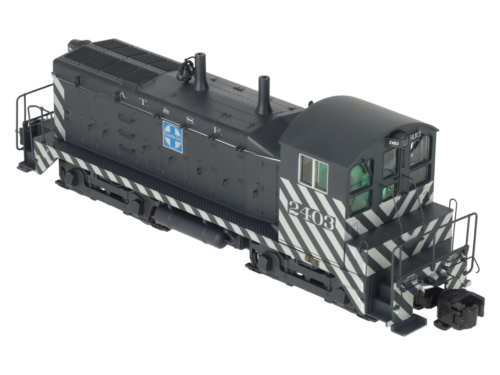 S-Helper 01253 S ATSF NW2 Diesel Switcher w/AC/DC LocoMatic Sound Unit #2403 LN