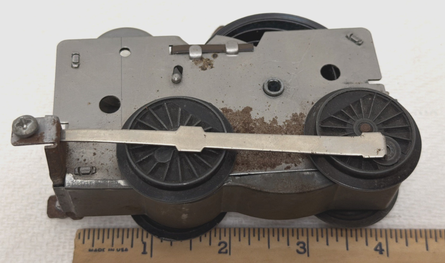 MARX PREWAR O-GAUGE WIND UP LOCOMOTIVE MOTOR WITH RINGING BELL – TESTED – WORKS