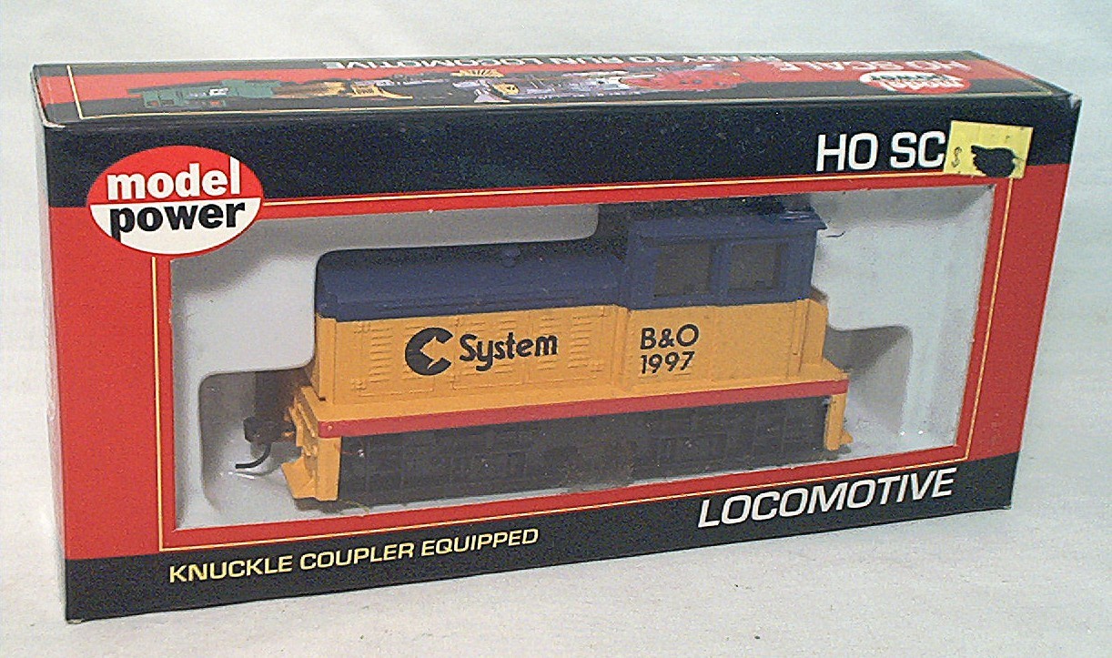 MODEL POWER 96678 HO CHESSIE DDT PLYMOUTH INDUSTRIAL DIESEL W/ KNUCKLE COUPLERS