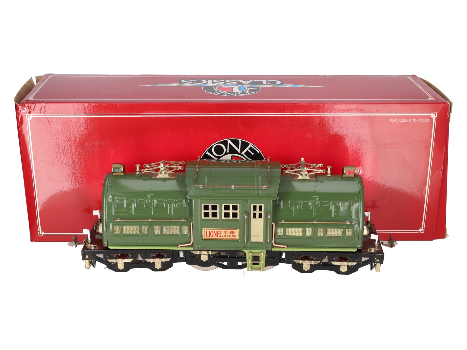 Lionel 6-13102 Standard Gauge I-381E 4-4-4 Two Tone Green Electric Locomotive EX