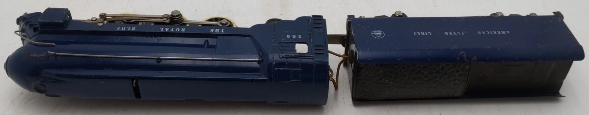 American Flyer 350 Vintage S B&O The Royal Blue 4-6-2 Diecast Steam Locomotive