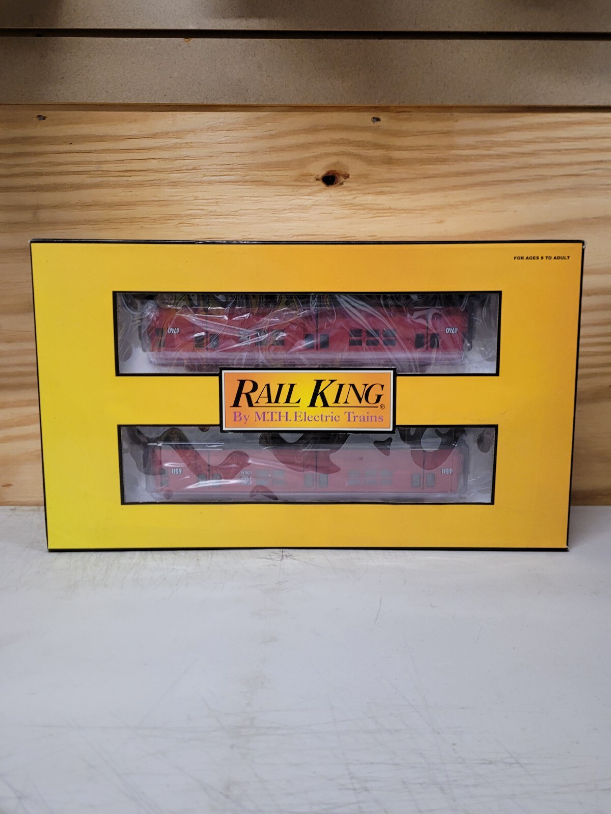 Railking by MTH 30-2392-1 MTA-Red-Bird R-17 4 Car Subway Set w/ Sound Subway Set