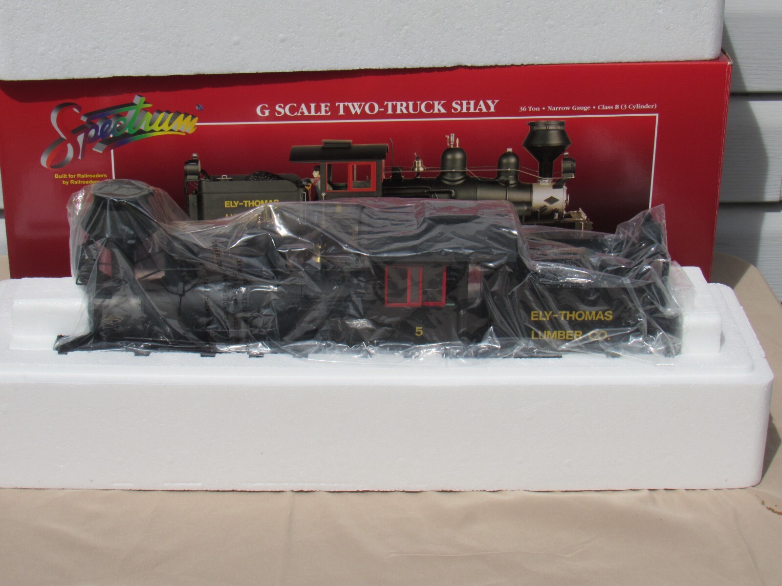 BACHMANN SPECTRUM G GAUGE 36 TON 2 TRUCK SHAY ELY THOMAS #81198 FACTORY PACKED