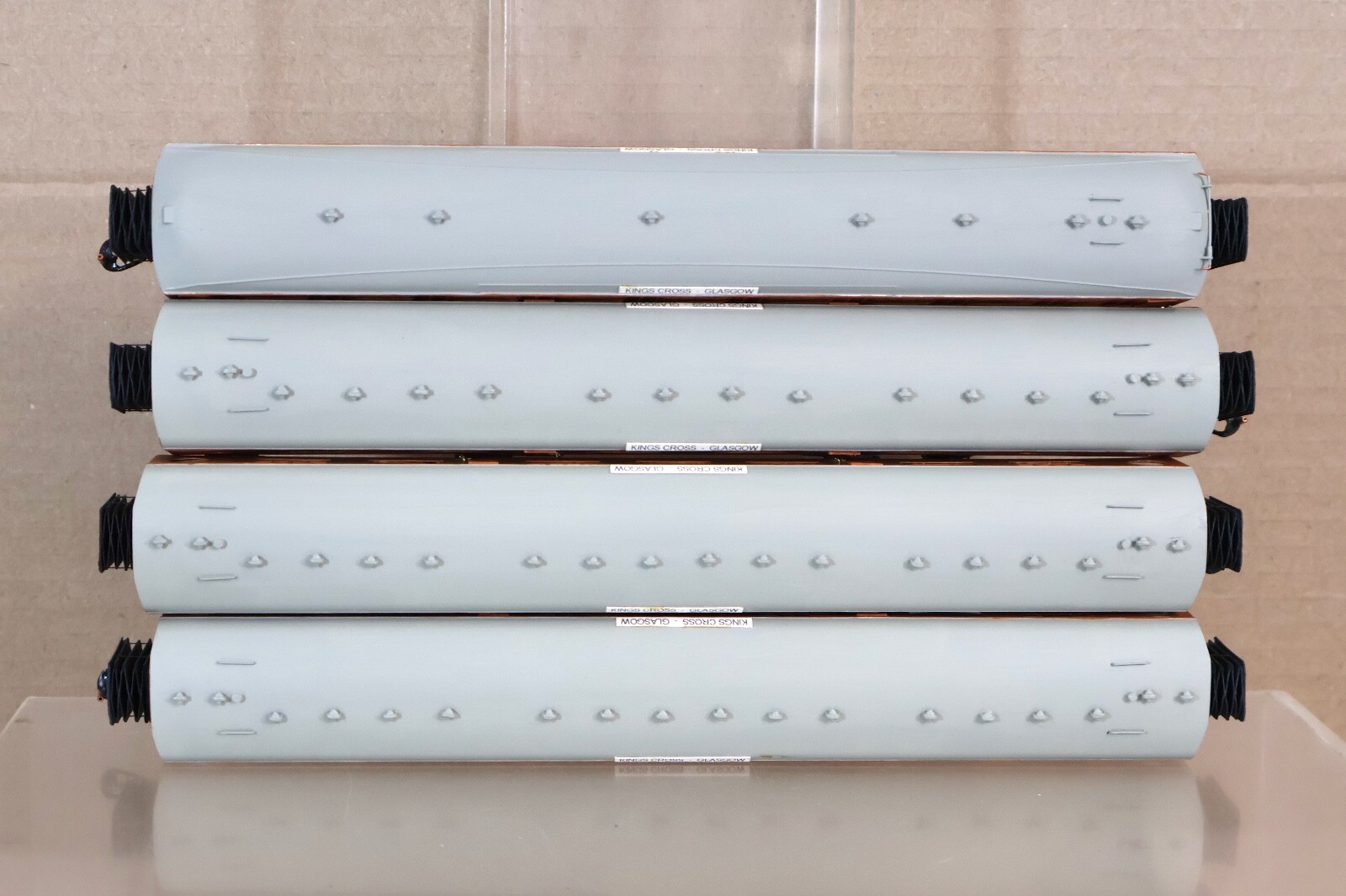 DJH PC MODELS EM GAUGE KIT BUILT LNER A4 MALLARD LOCO & 10 GRESLEY COACH oj