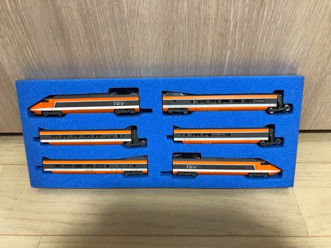 Kato S14701 TGV N Scale Bullet Train from Japan Used 6-Car Set Train Free Ship
