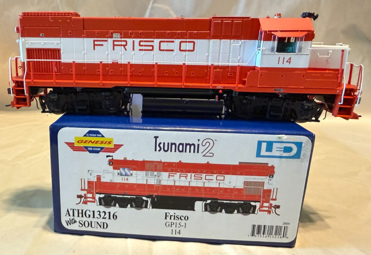 Athearn Genesis HO Scale Frisco GP15-1 with DCC & Sound
