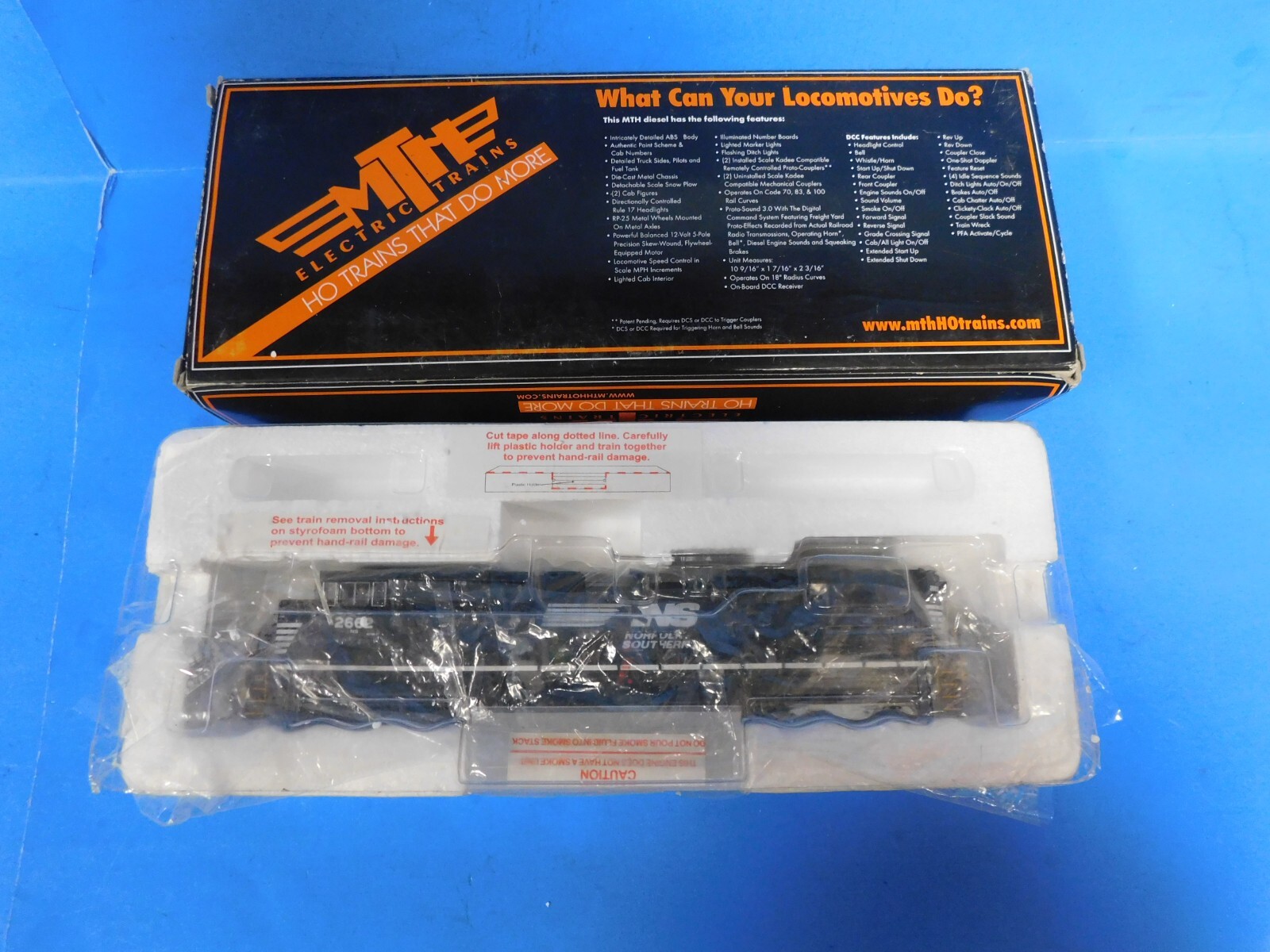MTH HO Scale 2662 Norfolk Southern SD70M-2 Diesel Engine 3.0 Sound 80-2266-1 *ST