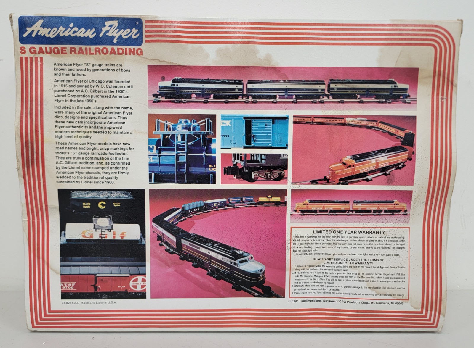 American Flyer S-Gauge Erie Alco A Diesel Power & Dummy Units Set 4-8251 EXC CON