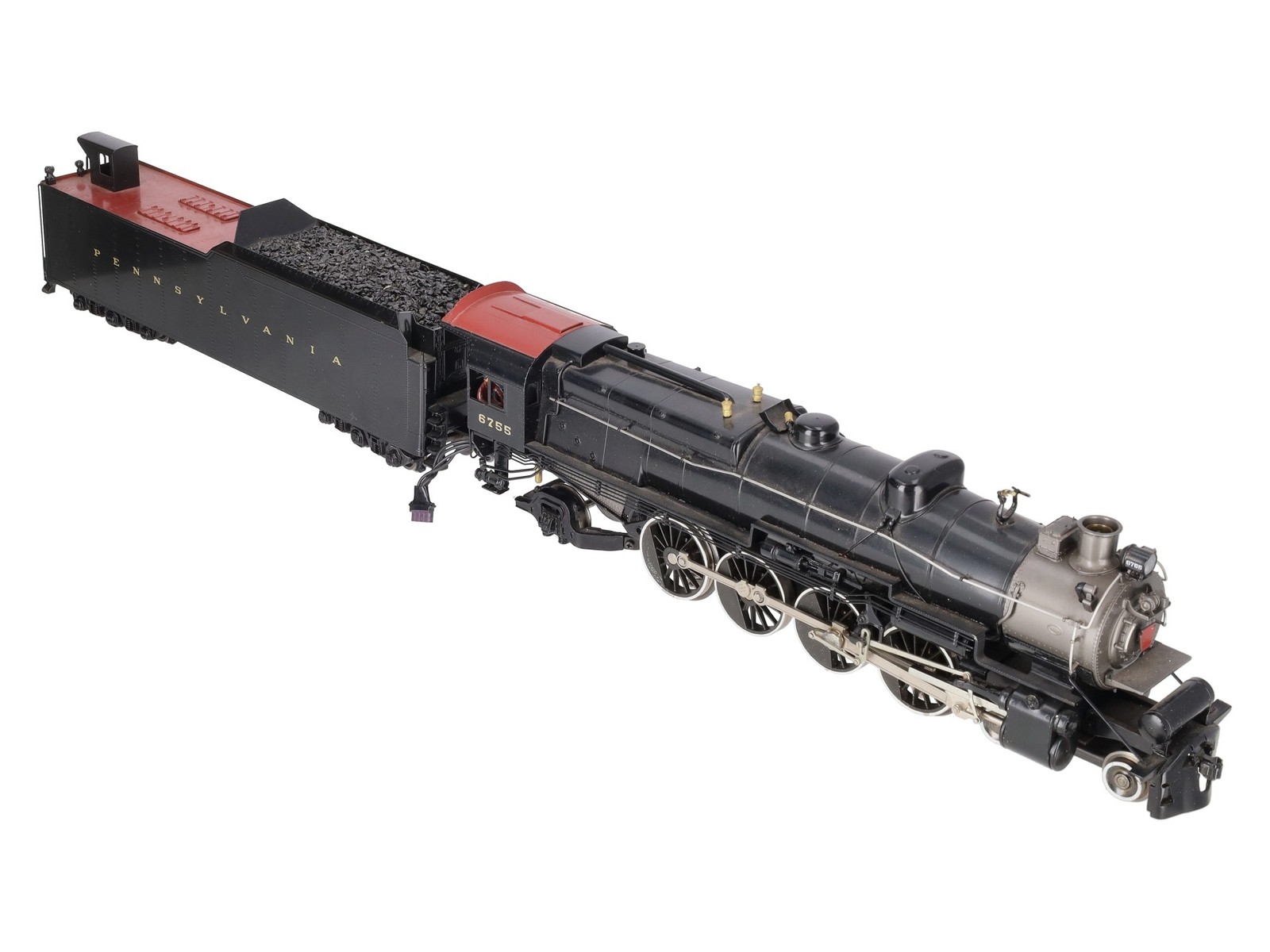 Weaver 6755 BRASS PRR 4-8-2 M1a Mountain Steam Engine & Tender #6755 (3 Rail) EX