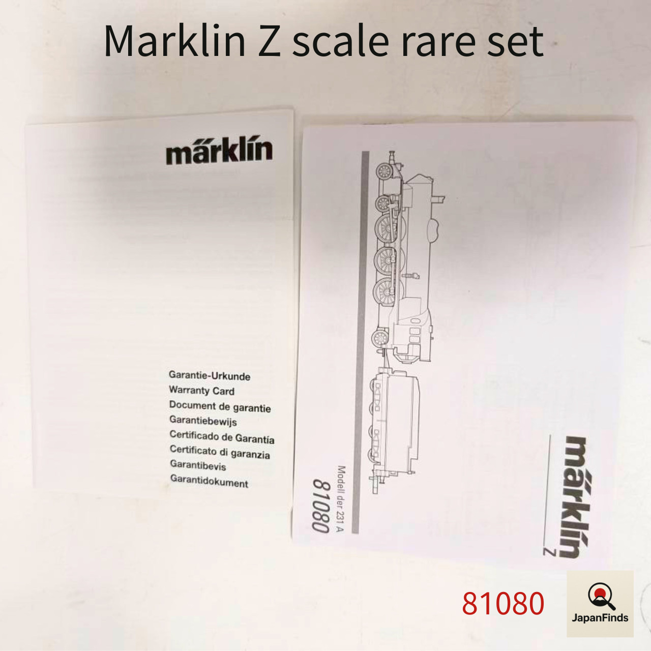 Marklin Z scale 81080 Orient Express Train Set mini-club International Coaches