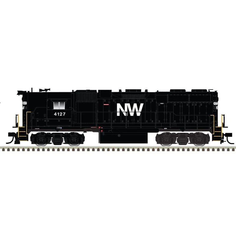 Atlas 40005616 Master N EMD GP38, Silver, Standard DC, Norfolk & Western #4127