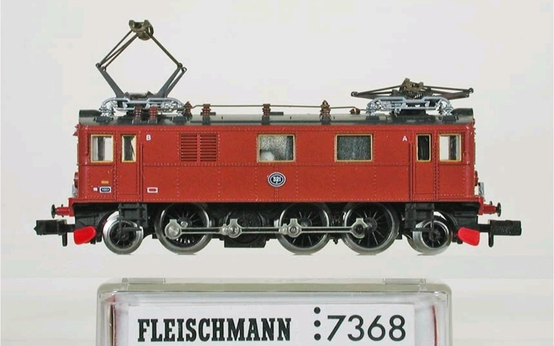 FLEISCHMANN 7368 Vintage Electric Locomotive Sweden DU-2 SJ Box Scale-N 1/160