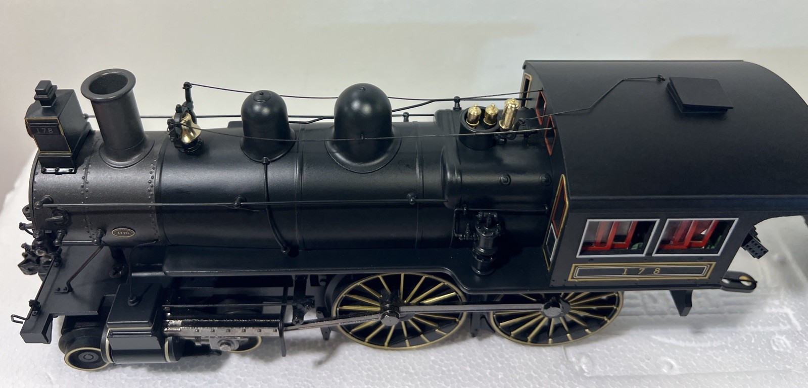 MTH 20-3156-1 O Gauge Pennsylvania #178 4-4-0 3 Rail Steam Engine W/ Proto Sound